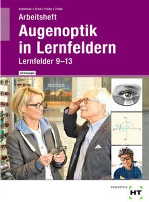 Image de Arbeitsheft mit eingetragenen Lösungen Augenoptik in Lernfeldern