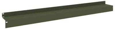 Zdjęcie produktu dla Obramowanie rabat 10 sztuk, wymiary 100 x 10 x 8 cm, stal, kolor oliwkowy