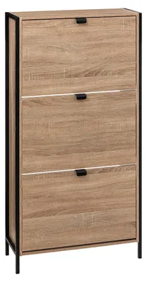 Produktbild von Schuhschrank ALIAJ, 3 Fächer, 63,2 x 24 x 122 cm