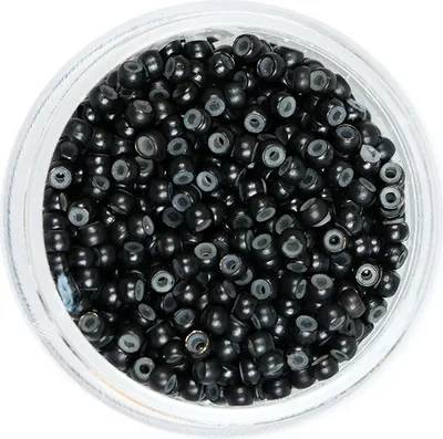 Image de INF Micro-anneaux doublés de silicone nano pour extensions de cheveux Le noir