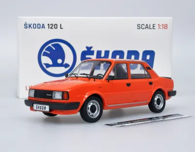 Produktbild von Modellauto Skoda 120 L im Maßstab 1:18, Rot, Limitierte Auflage 500 Stück