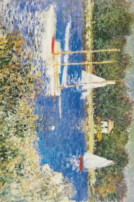 Obrázek produktu pro Claude Monet Art Print Obraz - Povodí Seiny v Argenteuil, 1874 (120 x 180 cm)