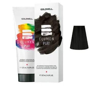Produktbild von Goldwell Elumen Play @Schwarz 120 ml, Schwarz, @black, Unisex, 120 ml, Alle Haare, Farbspeichernd, Glanz