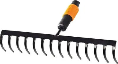 Imagen del producto de Varilla dentada negra/naranja, con 14 dientes, de 36 cm de longitud, fabricada en acero endurecido