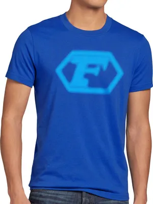 Produktbild von style3 Future T-Shirt Herren Anime, Größe:XXXL, Farbe:Blau