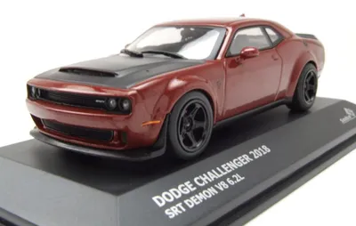 Produktbild von Dodge Challenger SRT Demon 2018 dunkelrot Modellauto 1:43 Solido