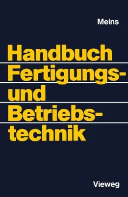 Obrázek produktu pro Handbuch Fertigungs- und Betriebstechnik