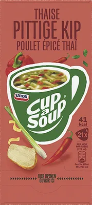 Zdjęcie produktu dla UNOX-CUP-A-SOUP THAI Spicy Chicken 175ml | Box a 21 -bag