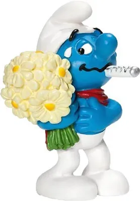 Produktbild von schleich Schlümpfe Gute Besserung-schlumpf, 3 Jahr(e), Blau, Weiß, 1 Stück(e)