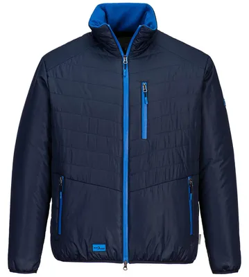 Produktbild von Blue Wave Herren Steppjacke Leo in Daunenoptik - Gesteppte Jacke mit Tafetta-Innenfutter in Marine Größe M