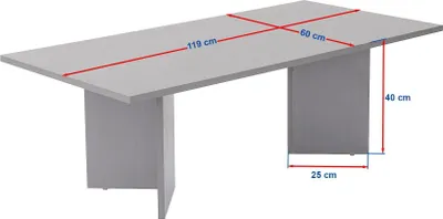 Produktbild von Skye Decor, Sabin - Walnut, Couchtische, Nussbaum, 119 x 40 x 60 cm