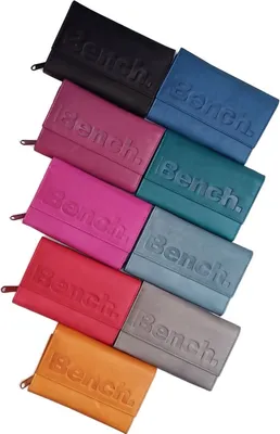 Produktbild von BENCH Große Damen Leder RFID  XXL Geldbörse Portemonnaie Brieftasche Clutch NEU, Farbe:Tannengrün