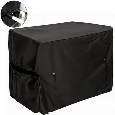 Produktbild von Wetterschutzhaube für Poolwärmepumpe, Schutzhülle für Wärmepumpe, Abdeckung 101x86x78cm, UV-Beständige Abdeckplane aus 210D Oxford-Gewebe