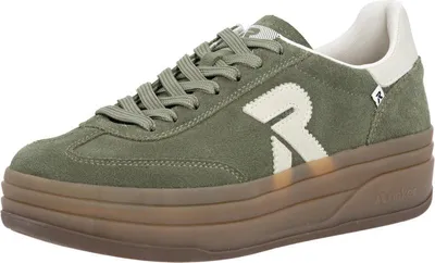 Produktbild von Rieker Sneaker - Olive / Creme Glattleder : 39 : Normal Größe: 39 Weite: Normal