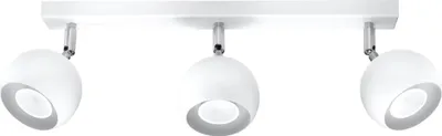 Produktbild von Deckenleuchte OCULARE 3 weiß 3xGU10 10W Stahl 16x10x45cm Sollux Lighting