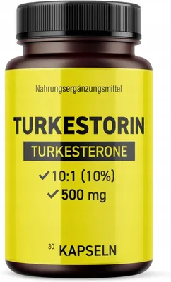 Produktbild von Turkestorin - 30 Kapseln | Ultimativer Trainingsbooster