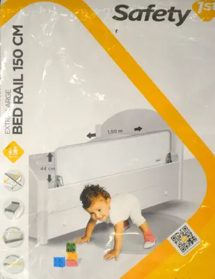 Produktbild von safety 1st XL-Bettgitter, 150 cm Länge, grau Bettgitter