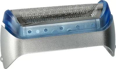 Produktbild von vhbw 1x Scherfolie kompatibel mit Braun 5730, 5734, 2878, 5733, CruZer3, 2874, CruZer1, 2876, 5732, CruZer2 Elektrorasierer + Rahmen, silber/blau