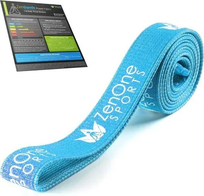 Produktbild von Trainingsbanden Set mit 6 verschiedenen Stärken für Heimtraining - Ideal für Aufwärmen und Krafttraining
