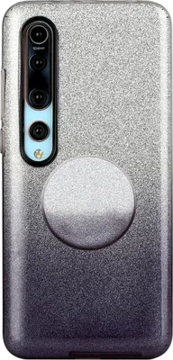 Produktbild von Für XIAOMI CC9E/A3/10 PRO/K20/K20 pro Handy Case Gradient Farbe Glitzer Pulverabdeckung mit Airbag Bracket schwarz