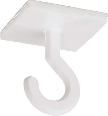 Produktbild von Dreifke® Deckenhaken | Kunststoff 25 x 25 mm | weiß | selbstklebend | 10 Stück