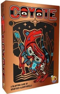 Produktbild von Kojote ENGLISCH – Listiges Bluffspiel mit besonderer Kupferkunst