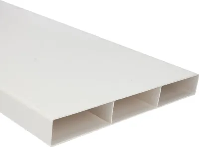 Produktbild von Flachkanal Abluftkanal Zuluftkanal Kanal Rechtecksystemkanal Luftanschluß 100er ultraflach 234x29mm 1m Belüftungstechnik Dunstabzughaube Dalap 6010