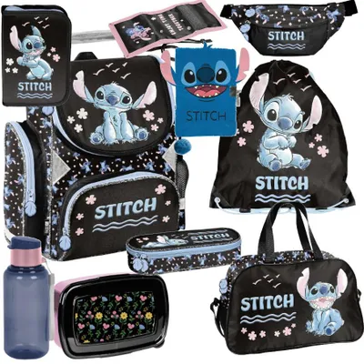 Produktbild von Mega Schulset XXL – Stitch Disney | 10-teiliges Schulranzen-Set Für Jungen & Mädchen Klasse 1–4
