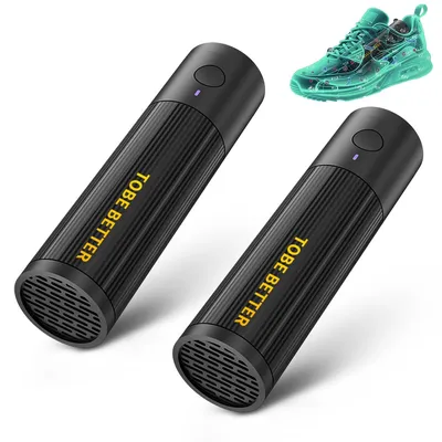 Produktbild von Elektrisches Schuhdeo mit Ozon Technologie, wiederaufladbarer Schuh Geruchsentferner mit Timer für Sportschuhe, Sneaker und Arbeitsschuhe