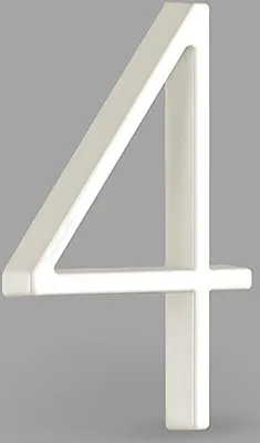 Produktbild von Famanu Hausnummer 5 Zoll (12 cm) - Modernes Design