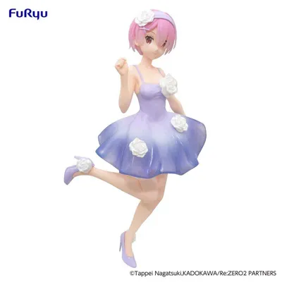 Zdjęcie produktu dla Furyu Re:Zero Trio-Try-iT Bunnies PVC Statua Ram Flower Dress 21 cm