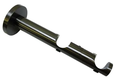 Produktbild von Gardinia Doppel-Kombiträger Chicago titan, 14 cm, Ø 20 mm