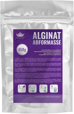 Productafbeelding van Alginaat Setting - Chromatisch alginaat voor nauwkeurige vingerafdrukken - 450 g - 3 minuten klaar voor gebruik