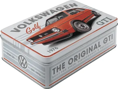 Produktbild von Nostalgic-Art - Vorratsdose Flach - VW Golf – GTI 1976