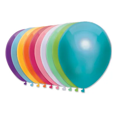 Productafbeelding van Haza - Metallic ballonnen, 10 stuks | Een verpakking van 5 ballonnen, elk met 10 stuks