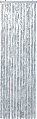 Produktbild von Insektenschutz-Vorhang Weiß und Grau 118x220 cm Chenille
