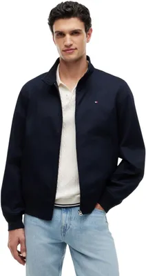 Productafbeelding van Tommy Hilfiger herenjas, model Classic Harrington met opstaande kraag, blauw
