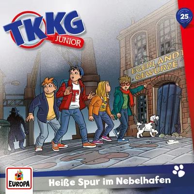 Produktbild von TKKG Junior 25: Heiße Spur im Nebelhafen