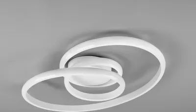 Image de Plafonnier LED SANSA 18 W, 4 000 K, 2 150 lm, métal blanc, dimensions : 17 x 53 x 43 cm, IP20, RL