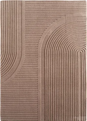 Immagine prodotto di Teppium Tappeto Boho Scandinavo a Pelo Corto con Effetto 3D Lavabile Morbido e Moderno per Soggiorno, Dimensioni: 120x170 cm
