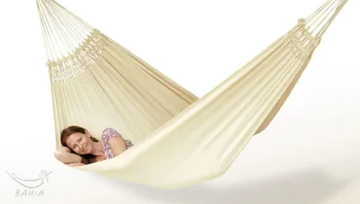 Produktbild von Single Hängematte Natural L BAHIA - fair trade Tuchhängematte