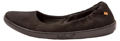 Produktbild von El Naturalista Ballerinas Damen N5300 NOBUCK LAVADO BLACK-BLACK/ CORAL Farbe Schwarz