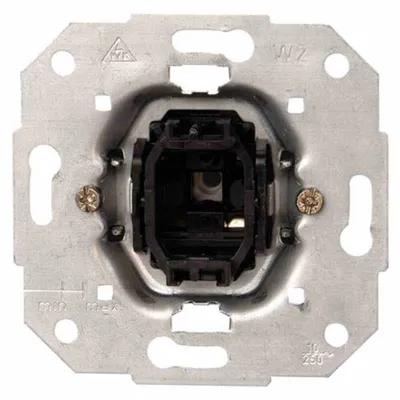 Obrázok produktu pre Kopp 504300008, Tlačidlá, Čierna, Kovová, IP20, 250 V, 10 A