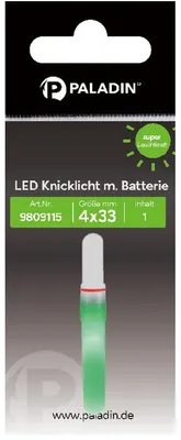 Produktbild von Paladin Angelzubehör LED Knicklicht mit Batterie grün