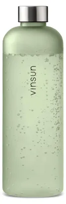 Trinkflasche 1,5L Sport Wasser Flasche BPA frei Kohlensäure geeignet grün Vinsun