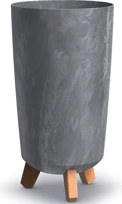 Zdjęcie produktu dla nabbi Plastikowa donica na nóżkach DGTL200E 19,5 cm - marengo