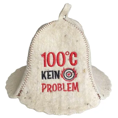 Produktbild von Filzkappe für Sauna Saunahut Saunamütze Schapka Saunakappe 100 C kein Problem