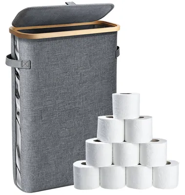 Toiletpapier-Aufbewahrung 42L, Grau, 60 cm