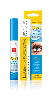 Produktbild von Eveline Cosmetics Total Effect Wimpernserum 8in1, 10 ml