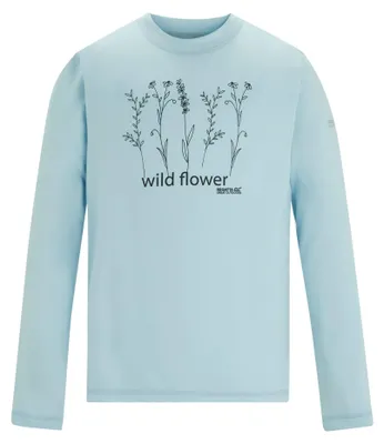 Productafbeelding van Regatta - "Alvarado" T-shirt voor kinderen, lange mouwen, model RG13297 (maat 170-176) (ademend)